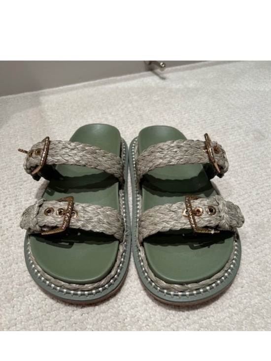 Ulla Johnson Shoes - Ulla Johnson Kiera Raffia Slide sandals